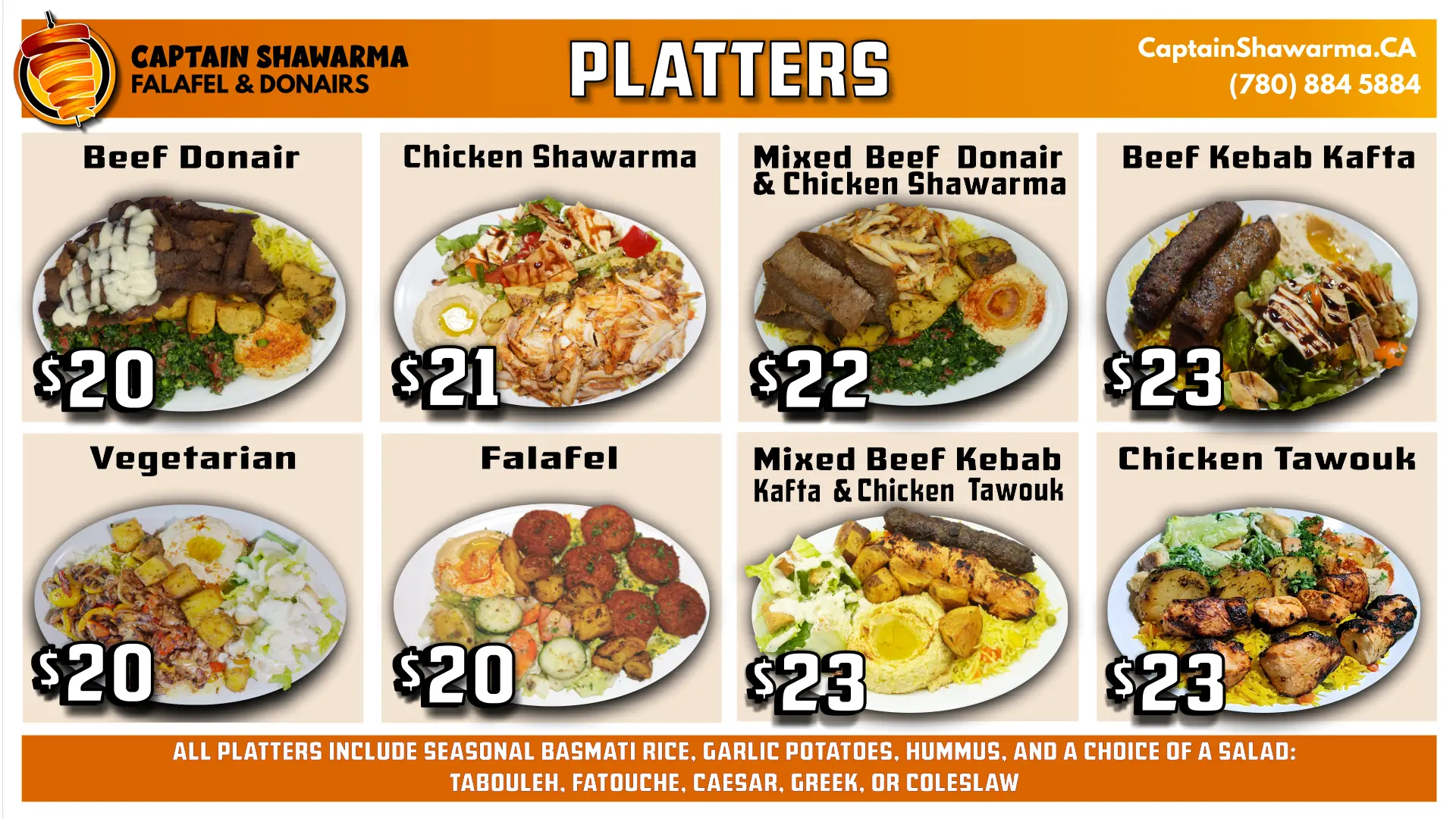 Catering at Captain Shawarma