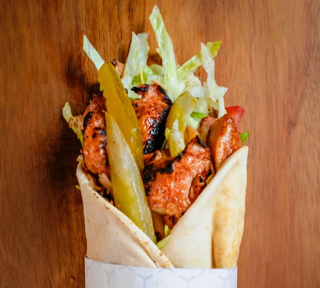 Chicken Tawouk Wrap from Captain Shawarma Edmonton